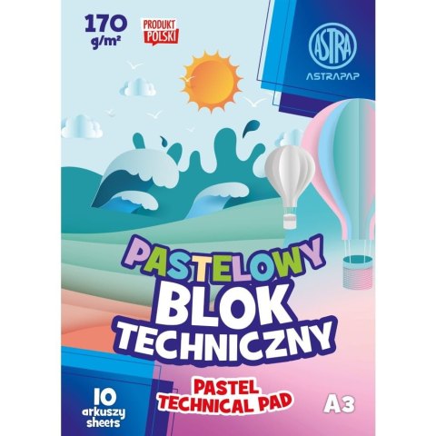 Blok techniczny kolorowy Astrapap (106022004) Blok techniczny kolorowy Astrapap (106022004)