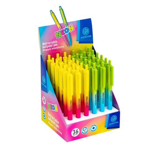 Długopis standardowy Gradient NEON wkład niebieski 0,7mm Astrapen (201024001)