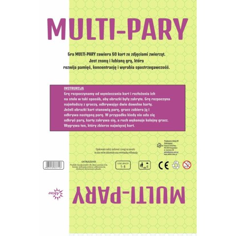 Gra edukacyjna multi-party zwierzęta Abino Gra edukacyjna multi-party zwierzęta Abino