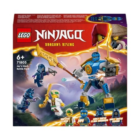 Klocki konstrukcyjne Ninjago Zestaw bitewny z mechem Jaya Lego (71805) Klocki konstrukcyjne Ninjago Zestaw bitewny z mechem Jaya Lego (71805)