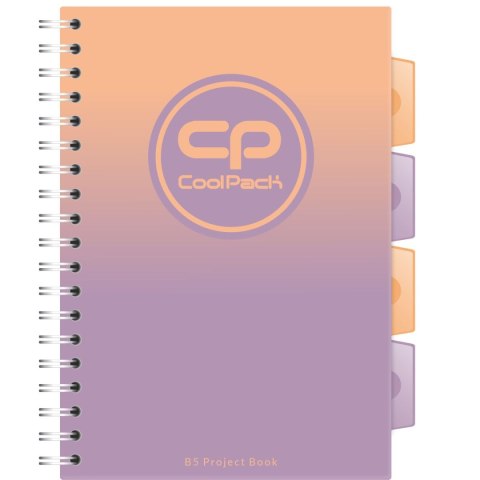 Kołozeszyt (kołonotatnik) CoolPack gradient B5 200k. krata Patio (04767CP)