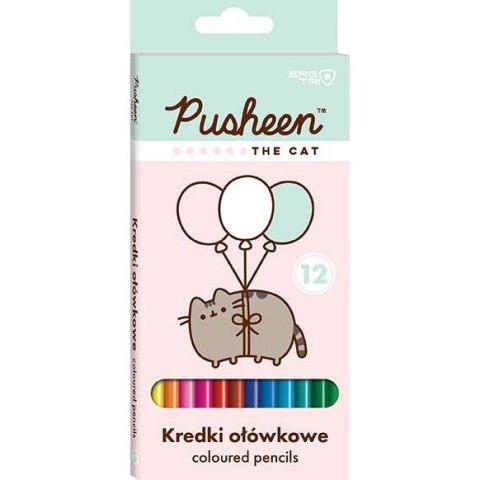 Kredki ołówkowe pusheen 12 kol. St.Majewski Kredki ołówkowe pusheen 12 kol. St.Majewski
