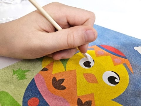 Książeczka edukacyjna kurczak wielkanocny paskowe malowanki Alexander Książeczka edukacyjna kurczak wielkanocny paskowe malowanki Alexander
