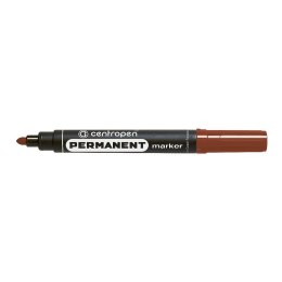 Marker permanentny brązowy 2,5mm okrągła końcówka Centropen (8566)