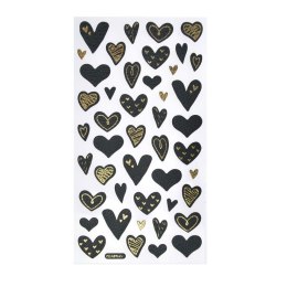 Naklejka (nalepka) serduszka Glamour Arpex (WA9953)