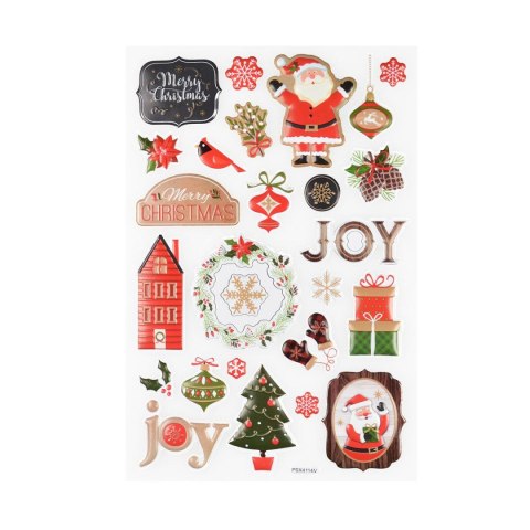 Naklejka (nalepka) świąteczny mix Arpex (NR4926)