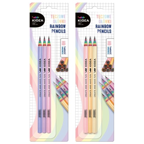 Ołówek TĘCZOWY OŁÓWEK Kidea (TEO3KA) Ołówek TĘCZOWY OŁÓWEK Kidea (TEO3KA)
