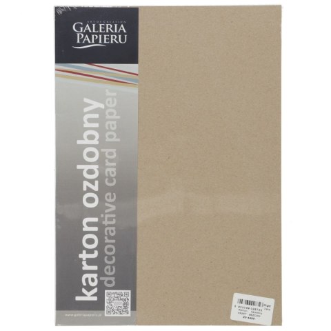 Papier ozdobny (wizytówkowy) kraft A4 beżowy 275g Galeria Papieru (204422) Papier ozdobny (wizytówkowy) kraft A4 beżowy 275g Galeria Papieru (204422)