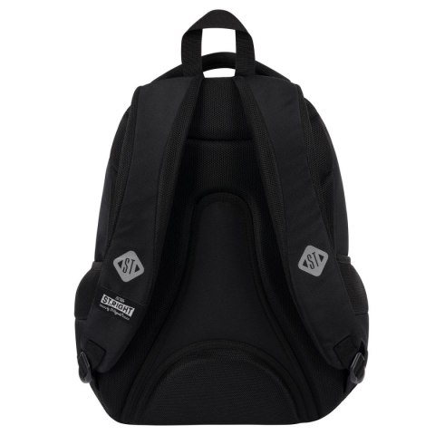 Plecak Stright BLACK VINTAGE 5903235674709 4-KOMORY St.Right (BP-73)