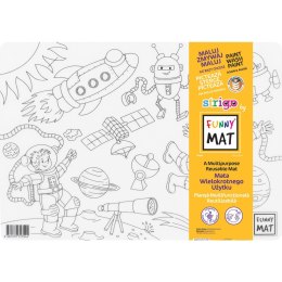 Podkład na biurko FUNNY MAT TRANSPARENT SPACE sfu1354 polipropylen PP [mm:] 250x350 Strigo (86813793136544)