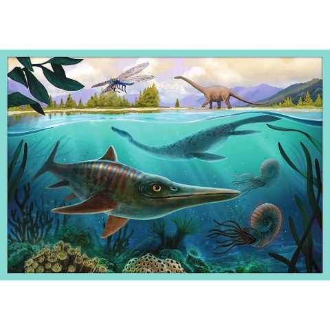 Puzzle W świecie Dinozaurów 10w1 el. Trefl (90390) Puzzle W świecie Dinozaurów 10w1 el. Trefl (90390)