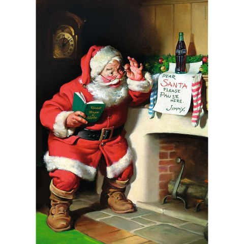 Puzzle Xmass Mikołaj przy kominku Trefl (10922) Puzzle Xmass Mikołaj przy kominku Trefl (10922)