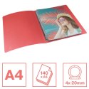 Segregator ringowy Colour Breeze A4 25mm koralowy Esselte (628437)