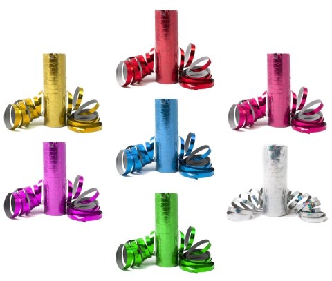 Serpentyna HOLOGRAFICZNA 4m złota Godan (KSRH-AM004)