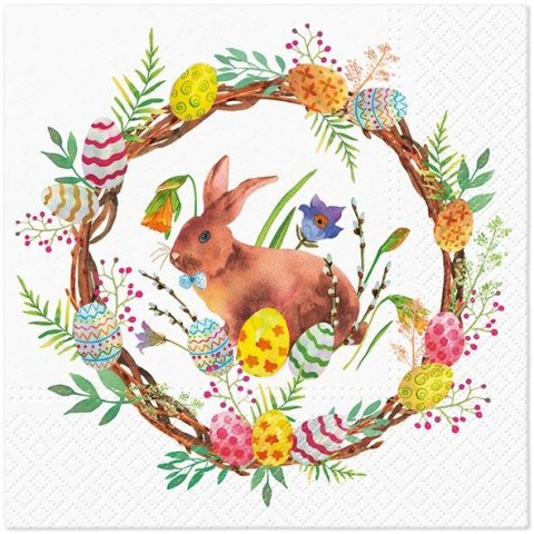 Serwetki WN Easter Tulip mix nadruk bibuła [mm:] 330x330 Paw (TL123000)