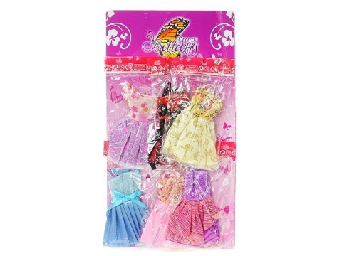 Ubranko sukienki dla lalki 29cm 6szt. Adar (570467)