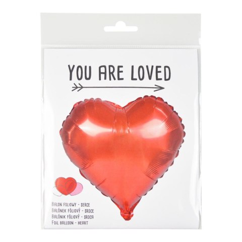 Balon foliowy Serce 45cal Arpex (BL6033) Balon foliowy Serce 45cal Arpex (BL6033)