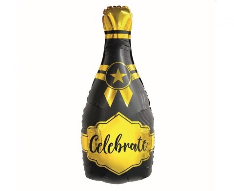 Balon foliowy Szampan - Celebrate, 35x76 cm Godan (PF-BFCE) Balon foliowy Szampan - Celebrate, 35x76 cm Godan (PF-BFCE)