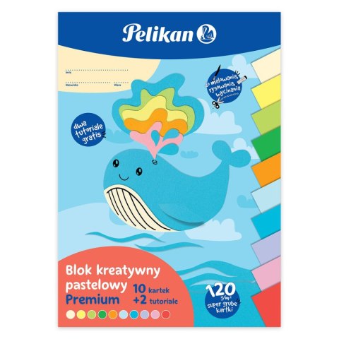 Blok rysunkowy kreatywny premium pastelowy A4 mix Pelikan (9589029) Blok rysunkowy kreatywny premium pastelowy A4 mix Pelikan (9589029)
