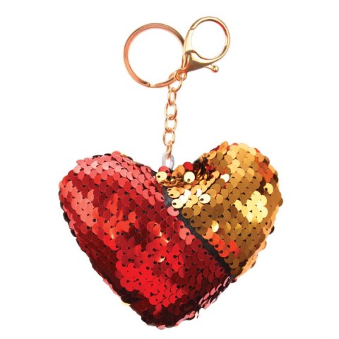 Brelok Serduszko cekiny dwustronne Arpex (WA3951)