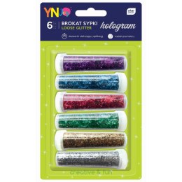 Brokat SYPKI kolor: mix 6 kolor. Interdruk (IBRO7HOL)