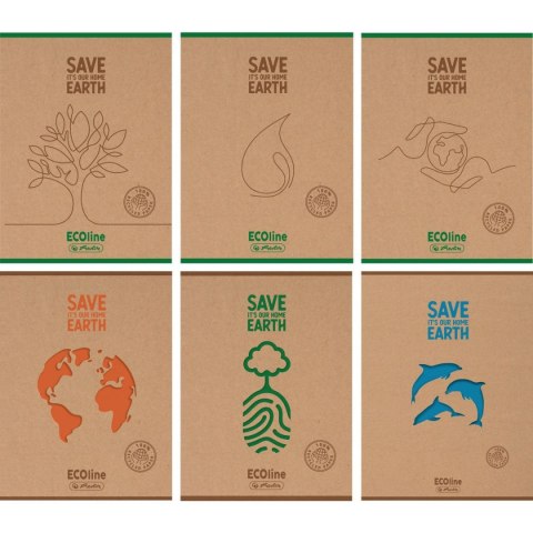 Brulion Eco Line A5 96k. 70g krata Herlitz (9580937) Brulion Eco Line A5 96k. 70g krata Herlitz (9580937)