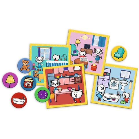 Gra edukacyjna Kicia Kocia Mój Dom Mó dom Trefl (02055)