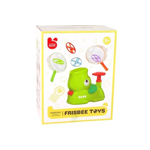 Gra zręcznościowa Złap Frisbee Słoń Katapulta Różowy Lean (14627)