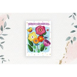 Kartka składana Karnet B6 DLA BABCI ŁAKA B6 Henry (5905701480494)