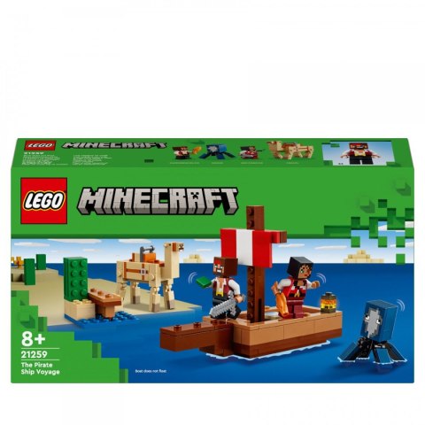 Klocki konstrukcyjne Minecraft Rejs statkiem pirackim Lego (21259) Klocki konstrukcyjne Minecraft Rejs statkiem pirackim Lego (21259)