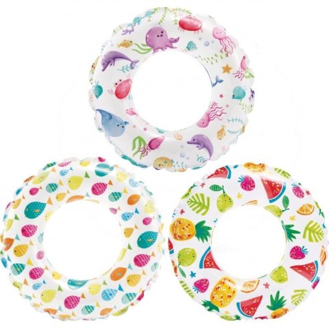 Koło do pływania 51 cm wzorzyste Intex (59230) Koło do pływania 51 cm wzorzyste Intex (59230)