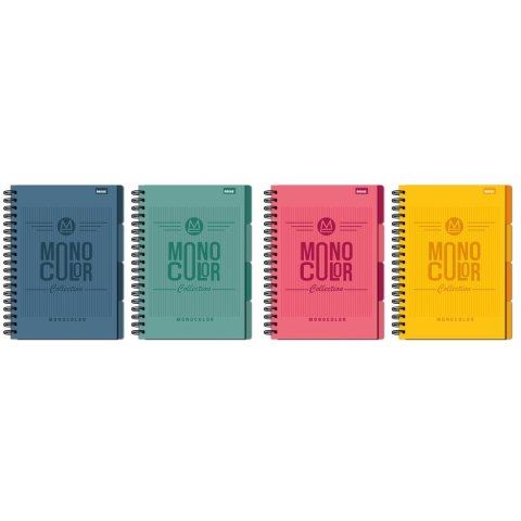 Kołozeszyt (kołonotatnik) monokolor B5 96k. krata Beniamin (5337) Kołozeszyt (kołonotatnik) monokolor B5 96k. krata Beniamin (5337)