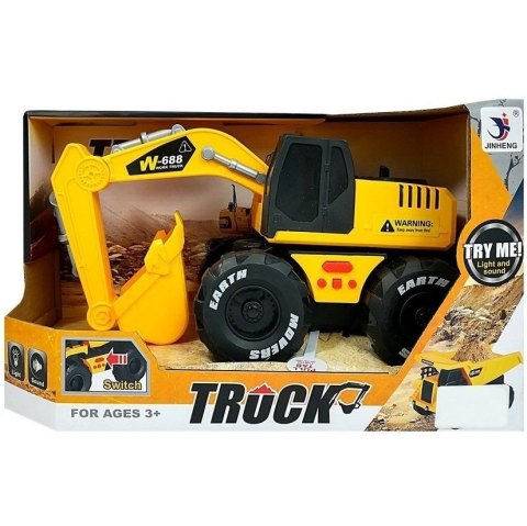 Koparka 24 cm, światło i dźwięk Lean (5645)