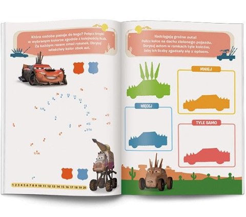 Książeczka edukacyjna Disney Uczy. Zadania do zmazywania Ameet (UPTC 9308)