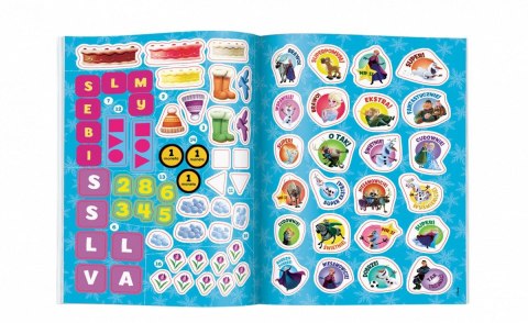 Książka dla dzieci Kraina lodu. Zadania z nagrodami Ameet