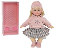 Lalka dziewczynka,szyte włosy, śpiewa i mówi po polsku, BOX [mm:] 400 Adar (603455)