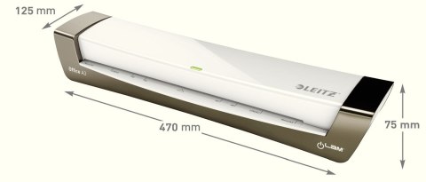 Laminator iLAM Office A3 srebrny Leitz (72530084) Laminator iLAM Office A3 srebrny Leitz (72530084)