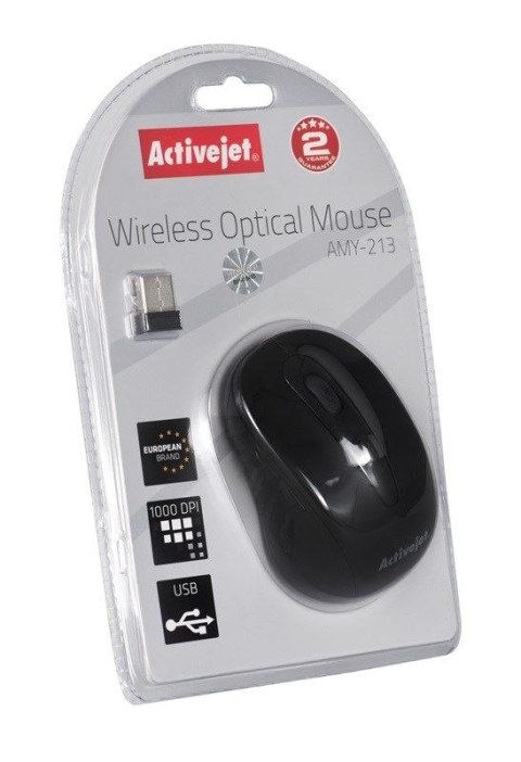 Mysz AMY-213 czarny Activejet (PERACJMYS0019) Mysz AMY-213 czarny Activejet (PERACJMYS0019)