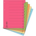 Przekładka numeryczna A4 mix kolorów 250g 10k 0-9 Donau (8611001S-99)