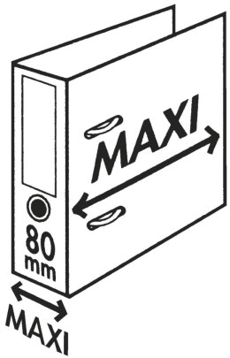 Segregator dźwigniowy No.1 Power Vivida PLUS A4 80mm biały Esselte (624075)