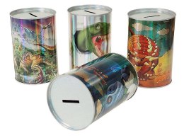 Skarbonka 15cm dinozaury metal Adar (610897)