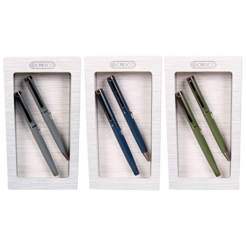 Zestaw piśmienniczy TYTAN zestaw etui GIFT BOX Cresco (850107)