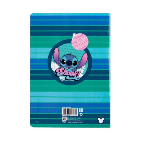 Zeszyt Disney STITCH A5 32k. krata Patio (74890PTR)