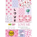 Zeszyt papierów kolorowych LOVE ME, Happy Color (HA 3808 2030-LM)