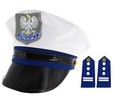 Akcesoria do kostiumów CZAPKA POLICJANTA Godan (KCCK-YH005)