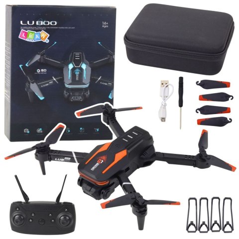 Dron Zdalnie Sterowany LU800 Kamera Światła LED Niebieski Lean (23097) Dron Zdalnie Sterowany LU800 Kamera Światła LED Niebieski Lean (23097)