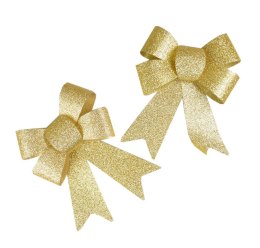 Kokarda 2 szt., złote brokatowe Arpex (BN5397ZLO-0608)