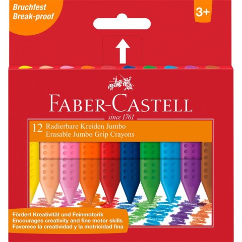 Kredki ołówkowe Jumbo wymazywalna 6 kol. Faber Castell (122540)