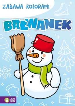 Książeczka edukacyjna Zabawa kolorami. Bałwanek Zielona Sowa