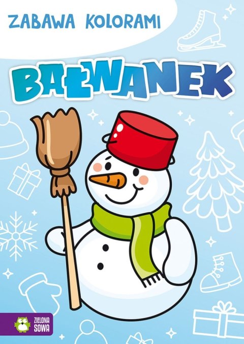 Książeczka edukacyjna Zabawa kolorami. Bałwanek Zielona Sowa Książeczka edukacyjna Zabawa kolorami. Bałwanek Zielona Sowa